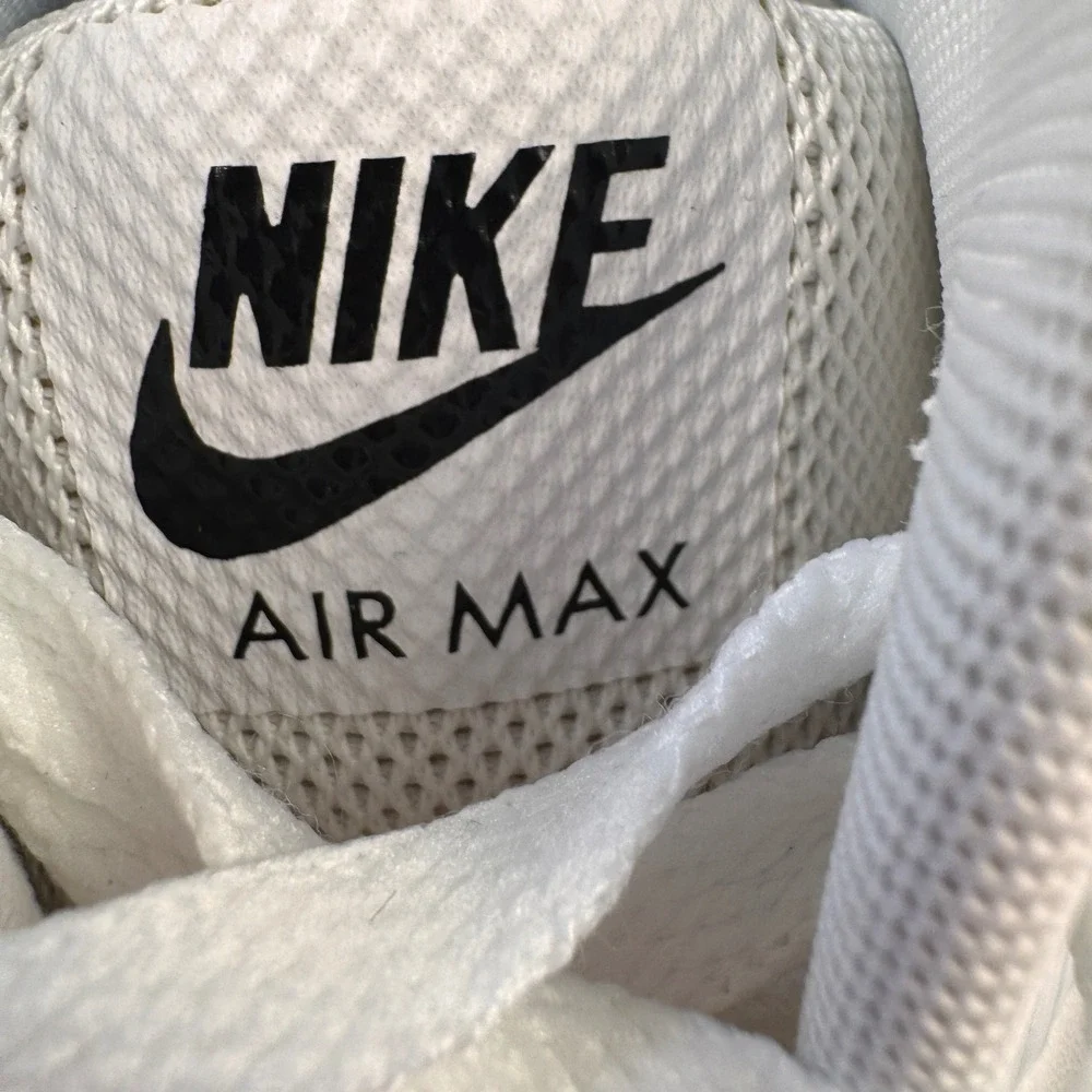 Nike Air Max 90 G Golf Shoes Mens 9.5 White Black Good CU9978-101 Spikeless